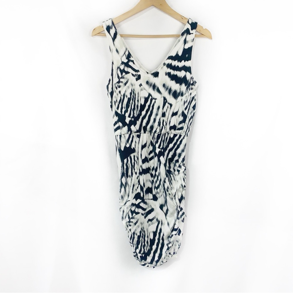 Express Stretch Knit Ruched Tank Dress
